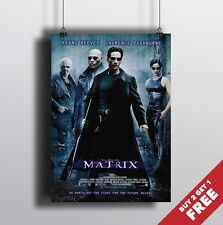 MATRIX 1990 POSTER FILM A3 A4 film classico Keanu Reeves Neo Andy Lana Wachowski