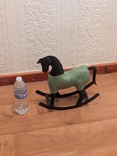 Cavallo a Dondolo Metallo Nero