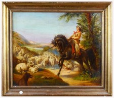 Antico quadro inglese - del, 1900