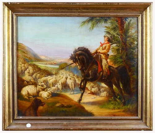 Antico quadro inglese - del, 1900