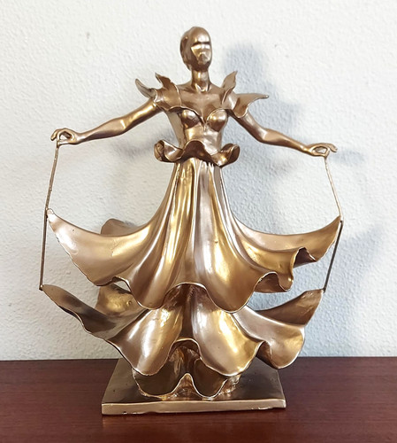 Statua scultura bronzo - , (dopo)