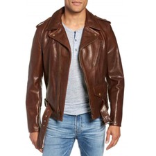 Giacca Da Moto Slim Fit In