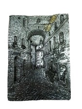 quadro lastra argento paesaggio Firenze 