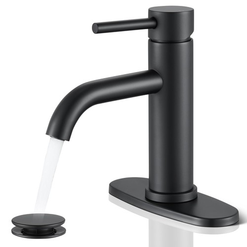 Rubinetto bagno nero - rubinetto,