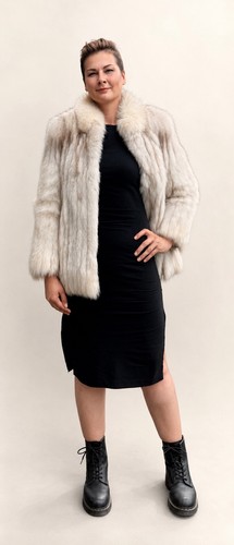 Saga giacca pelliccia volpe - giacca,