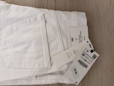 Jeans culotte Zara bianco