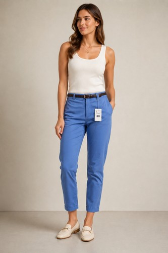 Piazza italia chino donna blu - donna,
