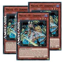 MALISS <P> DORMOUSE 3x (Maliss <P> Ghiro) • Super R • CRBR EN017 • 1Ed • Yugioh!