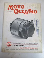 RIVISTA MOTOCICLISMO N 1 1950