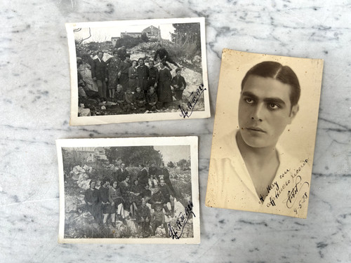 Lotto tre foto epoca - tre, degli
