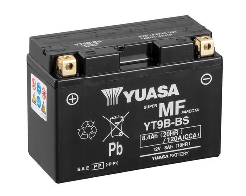 Batteria yuasa yt9b agm 12v - agm,