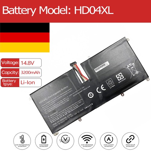 Batteria hd04xl per - hp, envy
