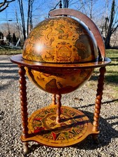 World Globe Bar Cart XVI