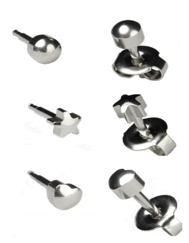 Orecchini piccoli acciaio - orecchini,