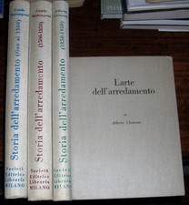 Marangoni, Clemente Storia dell'Arredamento 4 voll. Milano 1952