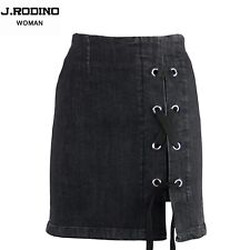 MINIGONNA JEANS ELASTICIZZATA