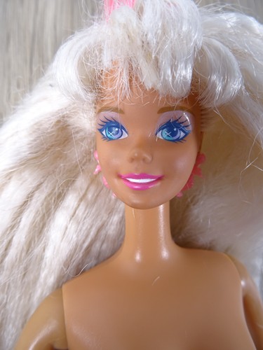 Vintage barbie sirena bubble - vintage,