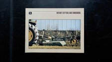 Brochure taglierine e trituratori rotativi John Deere agricoltura vintage anni 80
