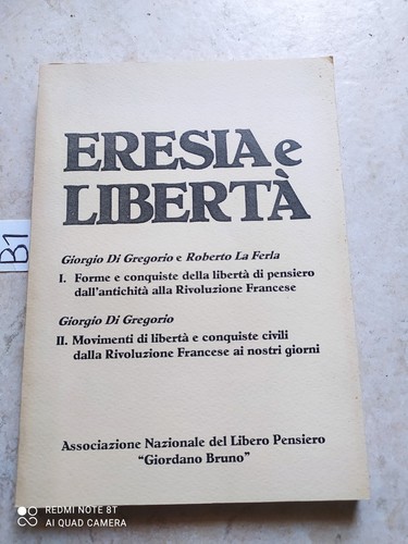 Libro eresia liberta - libro,