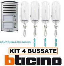 BTICINO KIT CITOFONO 4