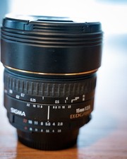 Obiettivo Sigma 15mm f2.8 ex