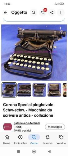 Antica macchina scrivere - macchina, da