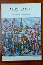 LIVORNO, PITTORE ALBO FAVILLI, MOSTRA A BARGA DEL 1986