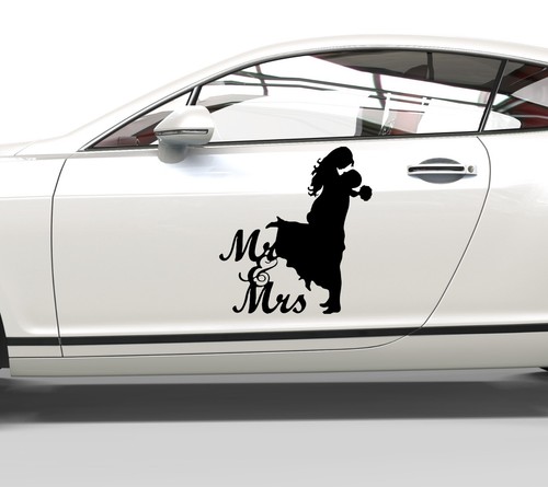 Adesivo mrs sposi - mr,