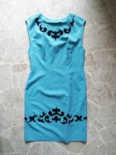 Abito donna tubino azzurro