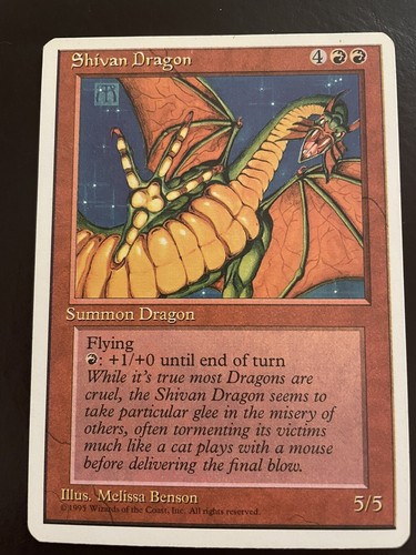 Shivan dragon - dragon, (4th