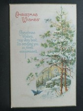 Cartolina Buon Natale Merry Christmas Casa nel Bosco Z277