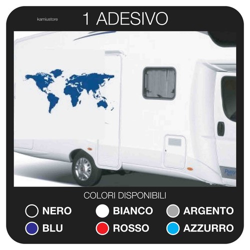 Adesivo mappamondo grande per - adesivo,