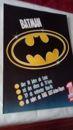 Batman promo depliant - per, data