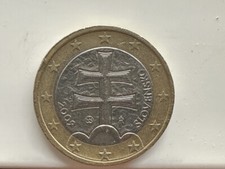 ⭐️??1€ EURO 2009 Slovacchia Circolato ⭐️