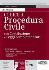 Codice di procedura civile con Costituzione e leggi complementari. Con la nuova 