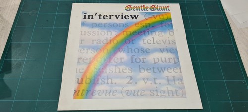 Gentle giant terview lp - gentle, in'terview