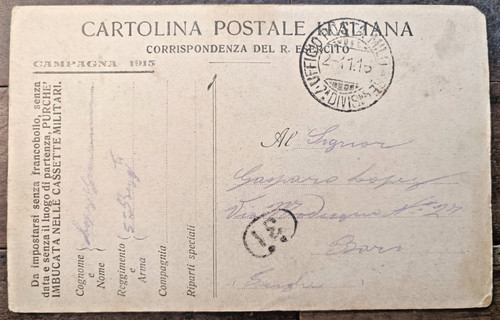 1915 cartolina postale - 1915,
