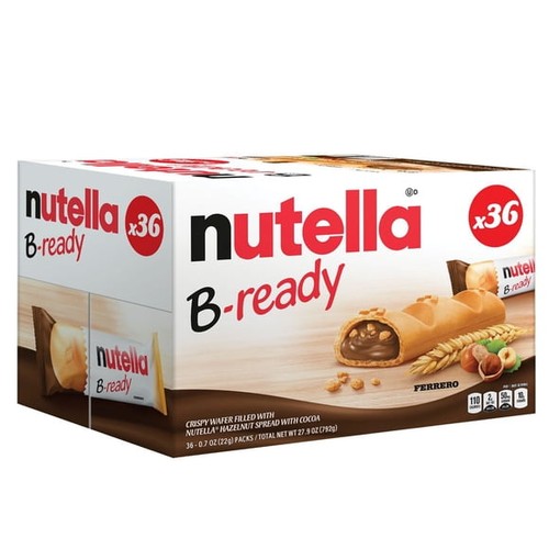 Nutella ready crispy wafers - nutella, b-ready