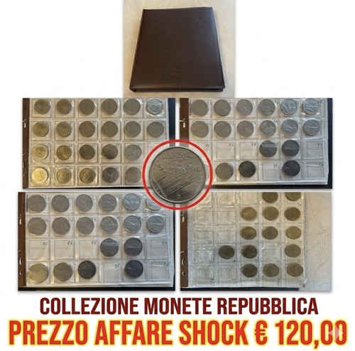 Collezione monete repubblica - collezione,