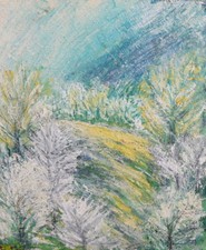 Dipinto a olio paesaggio