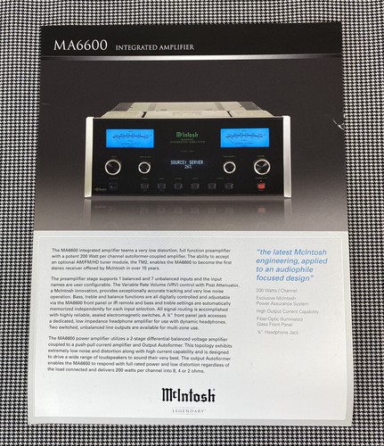 Mcintosh ma6600 amplificatore - ma6600,