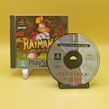 RAYMAN 2 The Great Escape PS1 PAL Edizione FRA e DE -  Disco Ottimo