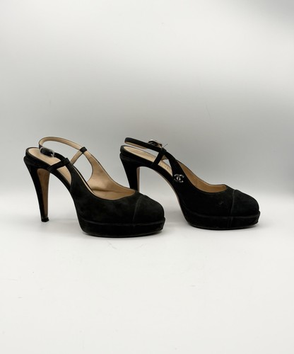 Chanel nero scamosciato