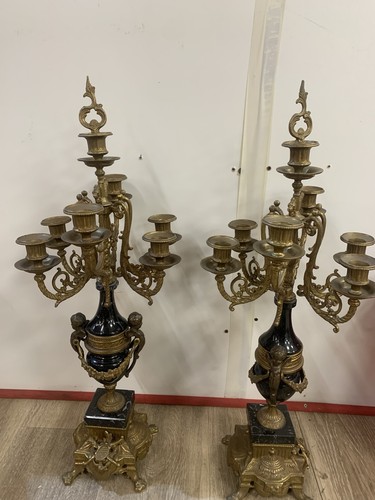 Coppia candelabri ottone - candelabri,
