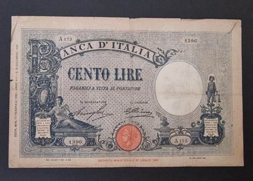 Cento 100 lire barbetti - cento, grande