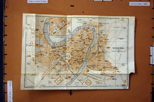 Antica stampa originale mappa - antica,