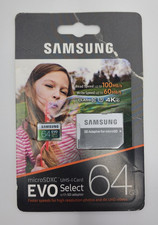 Samsung 64GB MicroSDXC EVO Select Class 10 Scheda di Memoria, MB-ME64GA/AM, Nuova!