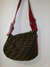 VINTAGE FENDI ZUCCA W/RED