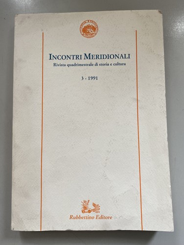 Incontri meridionali - meridionali,, 3