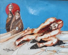 Mario Pinizzotto - Dipinto Ad Olio Su Tela Originale